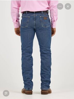 Wrangler Slim Fit Jeans in Blue Denim